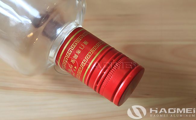 aluminum caps for alcohol bottles