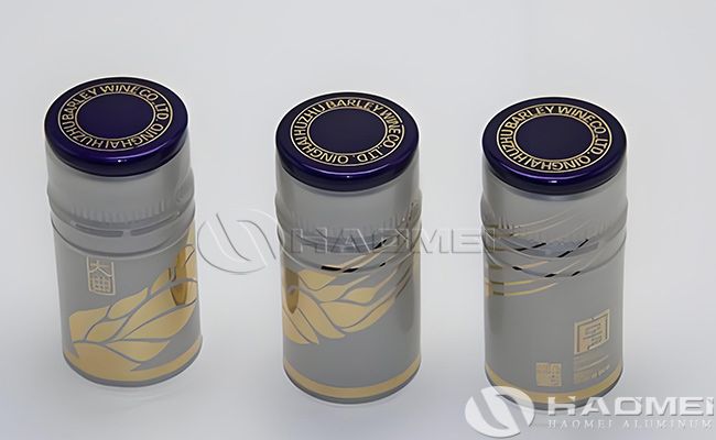 Customized 30x60 Aluminum Screw Cap With EPE Liner